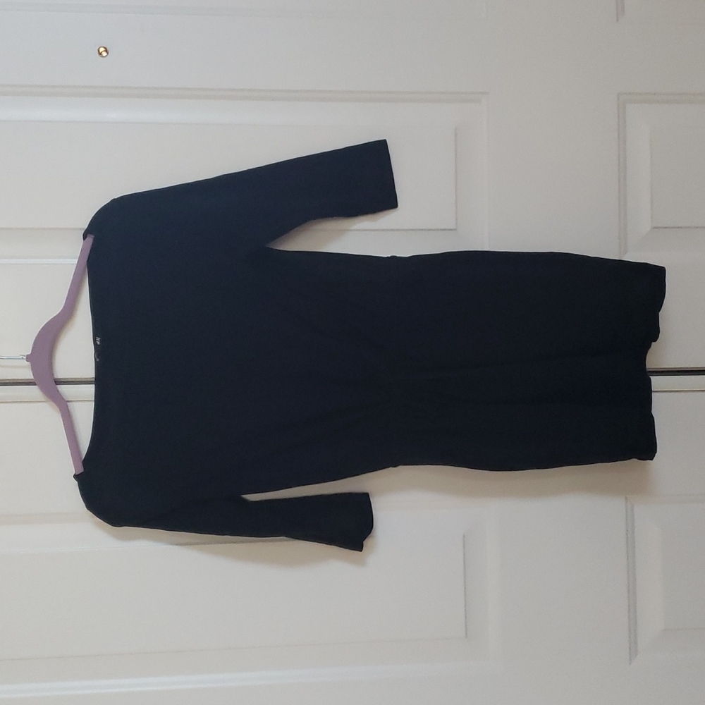 Black tunic with waist tie
